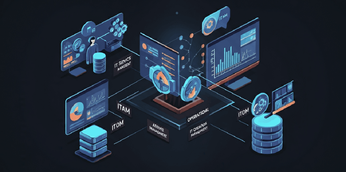 IT asset management integration with ITOM and ITSM