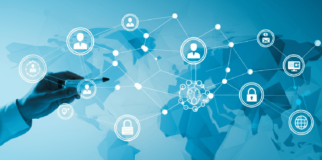  Illustration of vendor access management showcasing secure digital connectivity and network security 